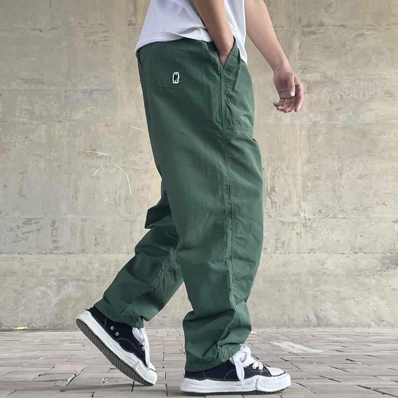 Unisex Japanese Style Summer Cargo Pants - Thin Quick-Dry Breathable Loose Paratrooper Pants