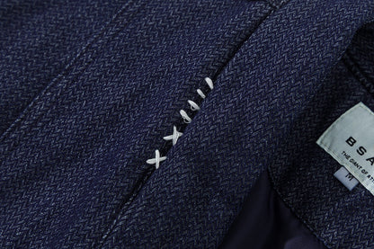 INDIGO STYLE Vintage Taoist Robe Denim Jacket - Two-Tone Oversized Coat (25AW)