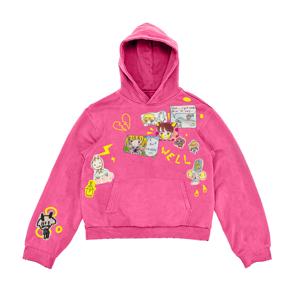 Heavyweight American Subculture Hoodie – Simple Design, Trendy Streetwear (Unisex)