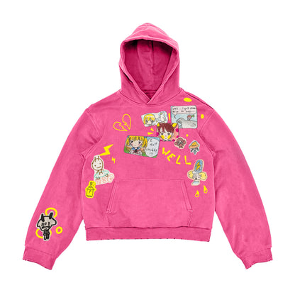 Heavyweight American Subculture Hoodie – Simple Design, Trendy Streetwear (Unisex)