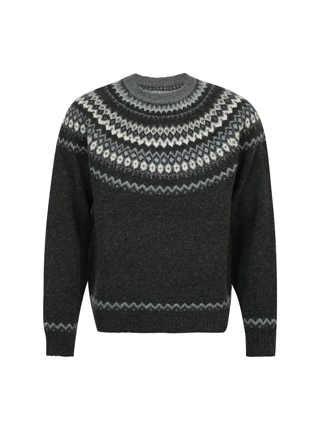 Fair Isle Wool-Blend Jacquard Sweater – Old Money Unisex Knit