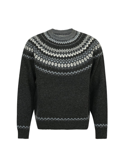 Fair Isle Wool-Blend Jacquard Sweater – Old Money Unisex Knit