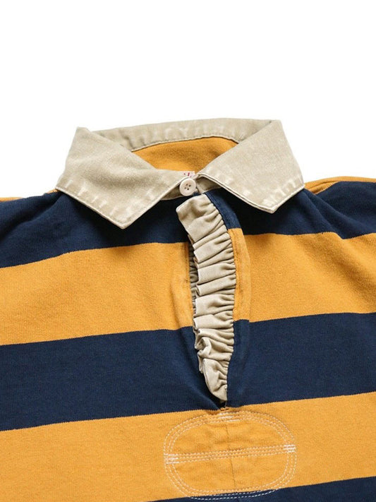 25AW Kapital Kazuhiro Hirata Patchwork “Baijia Cloth” Long Sleeve Pullover – Japanese Retro Loose Shirt