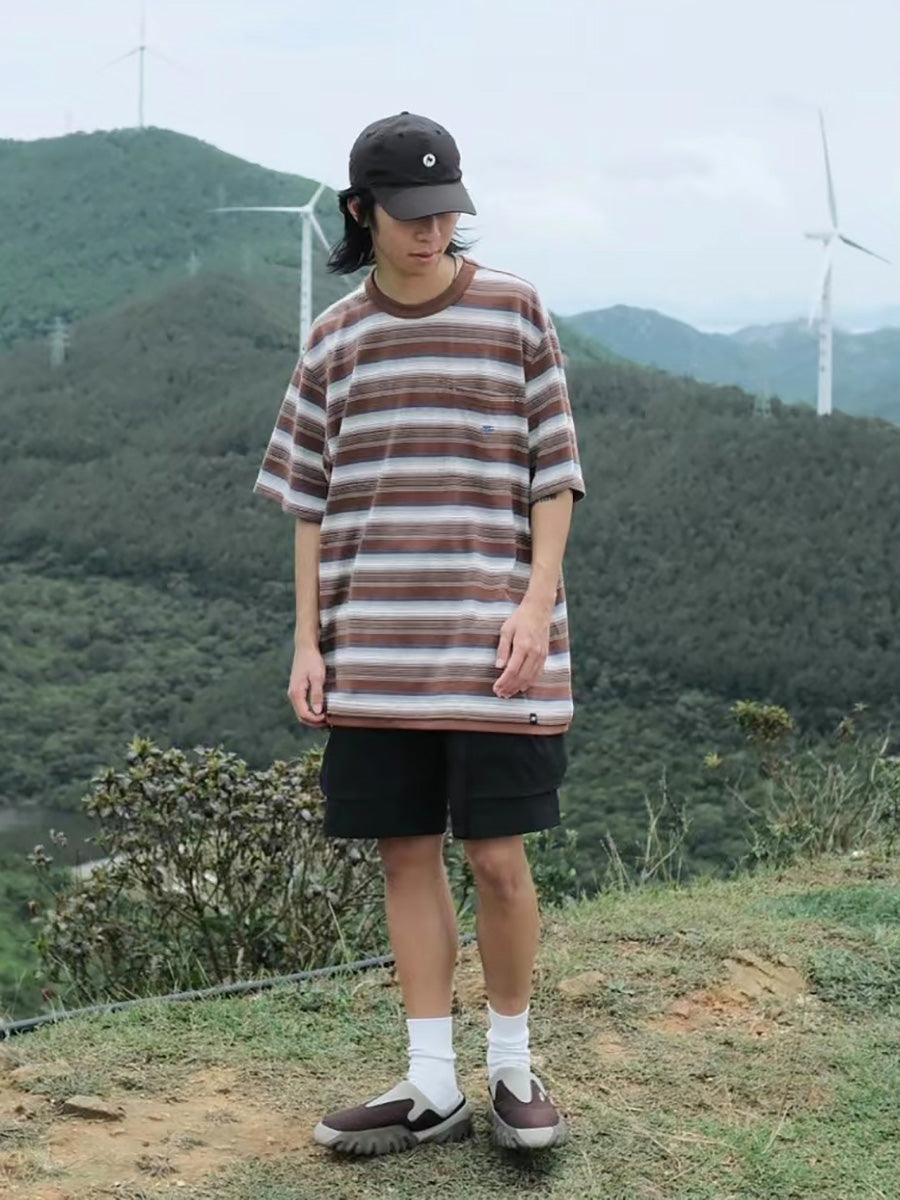 Japanese Style Outdoor Lightweight Functional Waterproof Shorts Loose Casual Large Pocket Cargo Shorts Summer