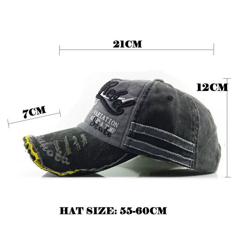 Vintage Washed Baseball Cap – Adjustable Unisex Streetwear Dad Hat – Japanese vintage | yamalin clothes | Yamalinclothes