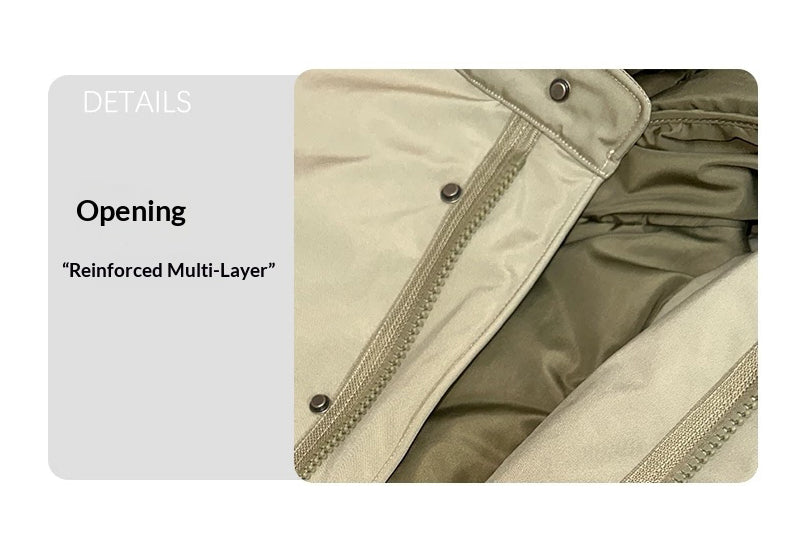 Hooded Padded Jacket – Oversized Drawstring Fit | Yamalinclothes