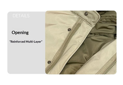 Hooded Padded Jacket – Oversized Drawstring Fit | Yamalinclothes