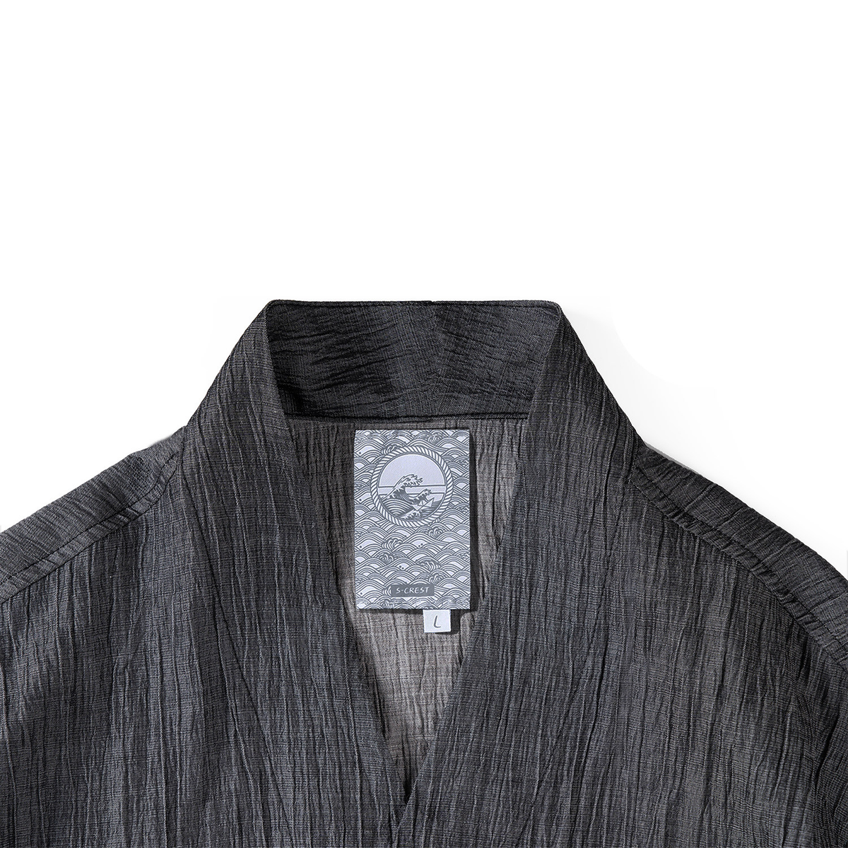 Pleated Cross-Collar Hanfu Top – Chinese Retro Oversized Unisex – Japanese vintage | fall outfits 2026 | fall winter outfits | classy winter outfits | lazy comfy outfits | japanese streetwear | vintage workwear | yamalin clothes | Yamalinclothes