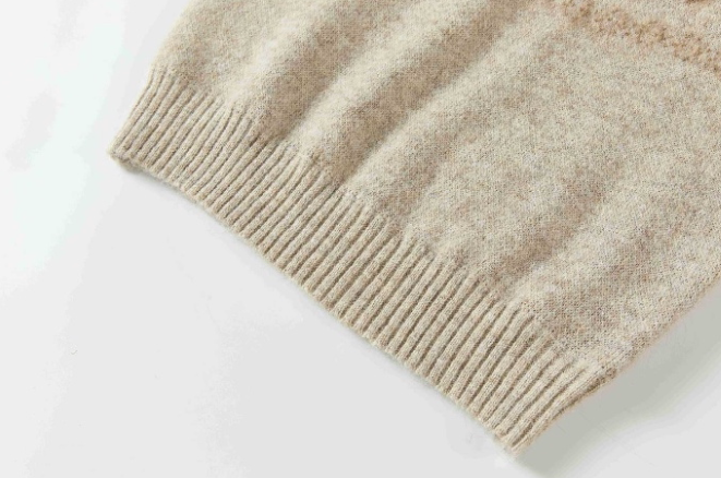 Fair Isle Sweater – Fuzzy Jacquard Crewneck
