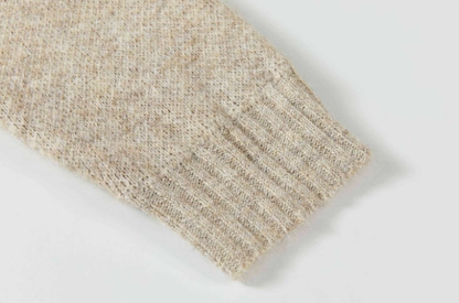 Fair Isle Sweater – Fuzzy Jacquard Crewneck