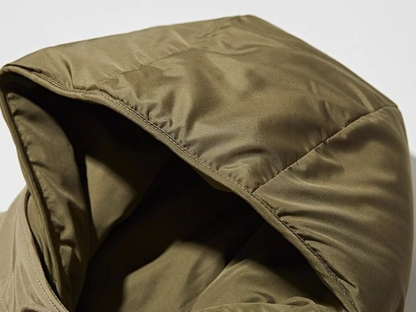 Hooded Padded Jacket – Oversized Drawstring Fit | Yamalinclothes