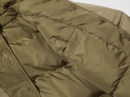 Hooded Padded Jacket – Oversized Drawstring Fit | Yamalinclothes