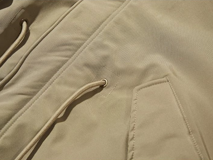 Hooded Padded Jacket – Oversized Drawstring Fit | Yamalinclothes