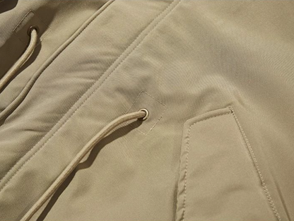 Hooded Padded Jacket – Oversized Drawstring Fit | Yamalinclothes