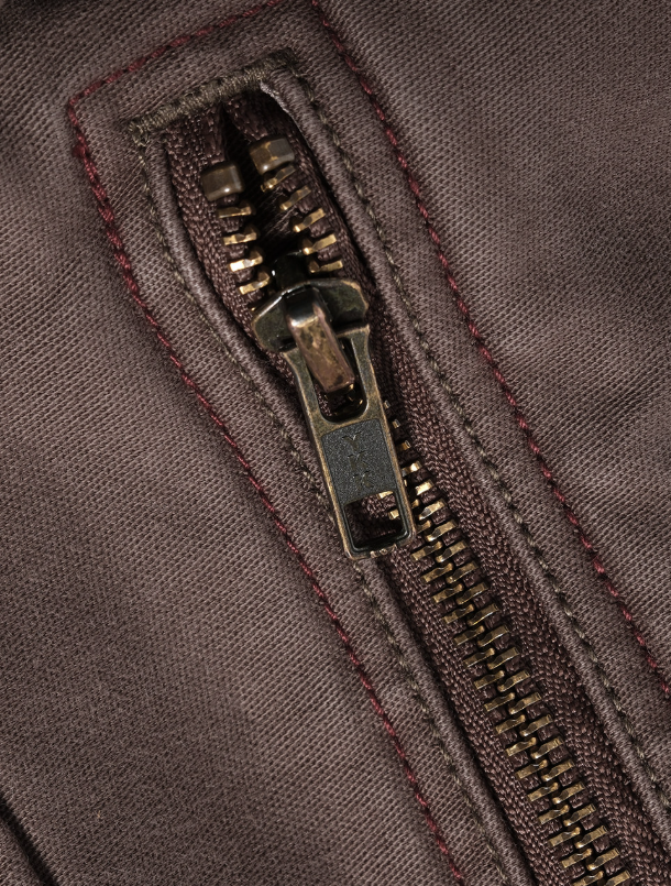 Cotton Utility Jacket – Stand Collar & Layered Pockets | Yamalinclothes