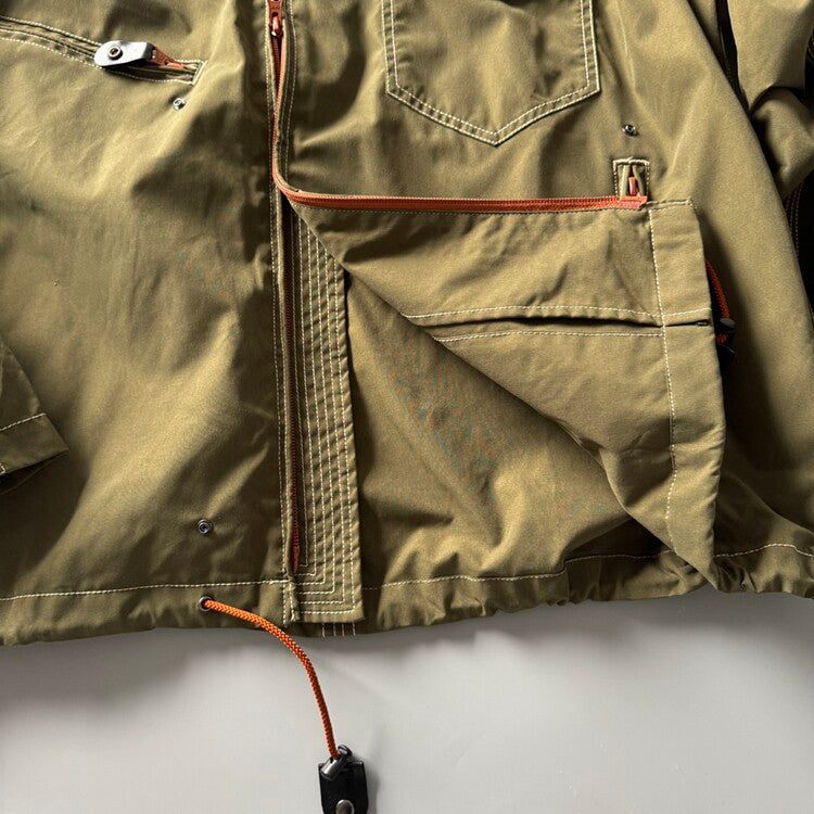 Reflective Hooded Outdoor Jacket – Japanese Functional Workwear Camping Unisex