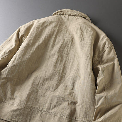 Japanese Retro Mid-Length Padded Coat – Oversized Unisex – Japanese vintage | fall outfits 2026 | fall winter outfits | classy winter outfits | lazy comfy outfits | japanese streetwear | vintage workwear | yamalin clothes | Yamalinclothes
