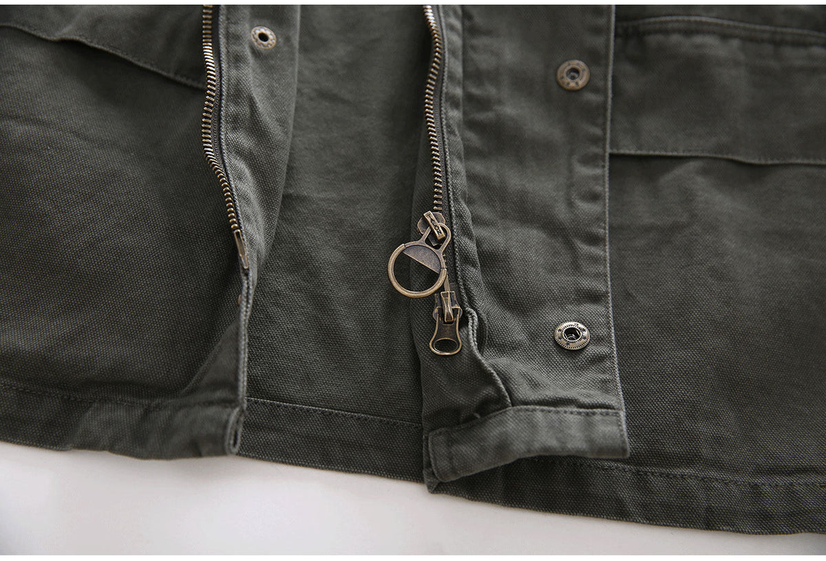 Canvas Double-Pocket Functional Jacket – Abrasion-Resistant Oversized Unisex – Japanese vintage | fall outfits 2026 | fall winter outfits | classy winter outfits | lazy comfy outfits | japanese streetwear | vintage workwear | yamalin clothes | Yamalinclothes