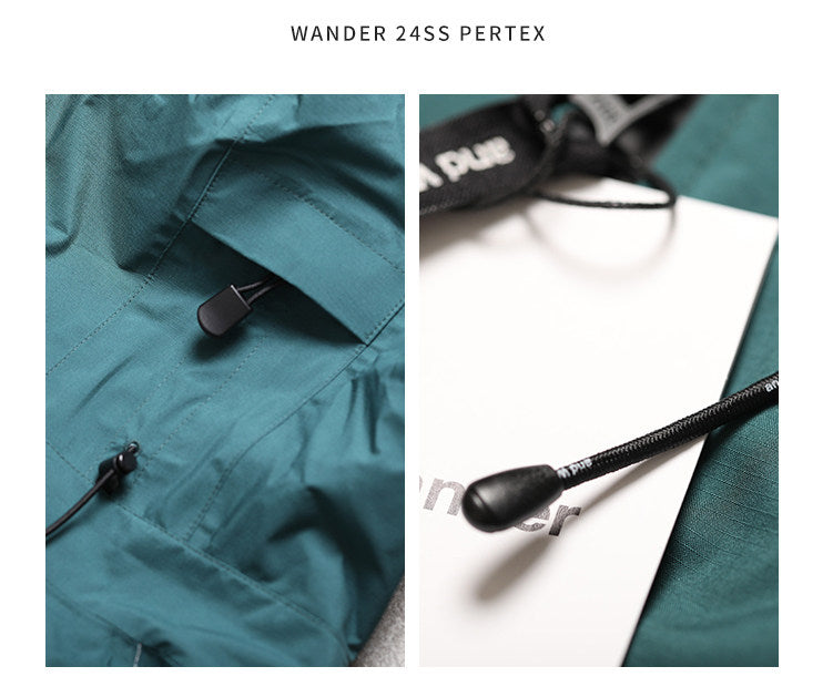 Japanese Outdoor 24SS Pertex Windproof Waterproof Casual Full Laminated 5-Color Jacket – Japanese vintage | yamalin clothes | Yamalinclothes