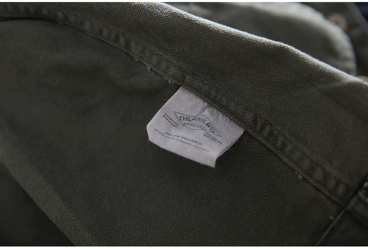 Canvas Double-Pocket Functional Jacket – Abrasion-Resistant Oversized Unisex – Japanese vintage | fall outfits 2026 | fall winter outfits | classy winter outfits | lazy comfy outfits | japanese streetwear | vintage workwear | yamalin clothes | Yamalinclothes