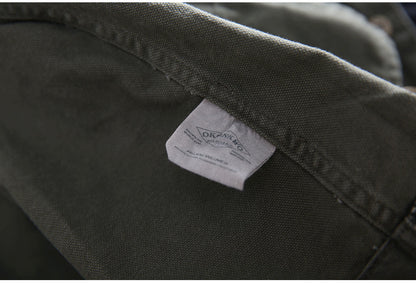 Canvas Double-Pocket Functional Jacket – Abrasion-Resistant Oversized Unisex – Japanese vintage | fall outfits 2026 | fall winter outfits | classy winter outfits | lazy comfy outfits | japanese streetwear | vintage workwear | yamalin clothes | Yamalinclothes