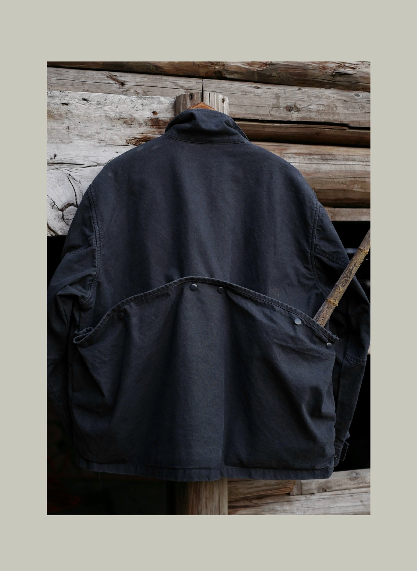 FW25 USAGE Hunting Jacket - Yamalin Heavy Year Washed Cotton Barn Hunting Silhouette Jacket