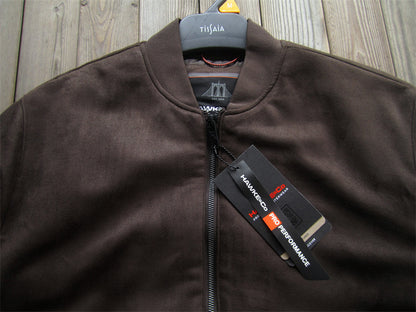 Men's Foreign Trade Original Ultra-Thick Suede Jacket - Skin-Friendly Soft Stretch Warm Cotton Coat