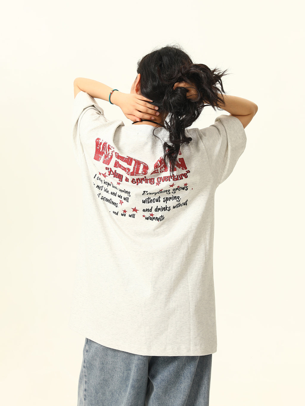 2025 Summer New Original American Retro Short Sleeve T-Shirt Unisex Niche Print Trendy Brand Tee