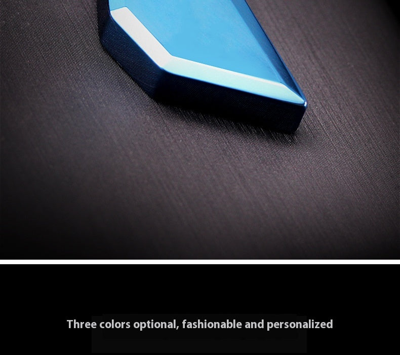 Klein Blue Men's Necklace Light Luxury Niche High-end Sense Cool Sweater Chain Trend Lucky Pendant Tungsten Pendant