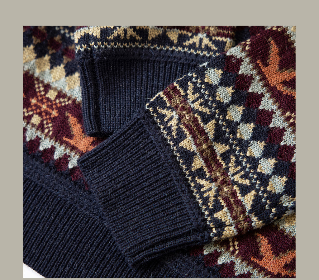 Vintage Neutral Waffle-Knit Long Sleeve Shirt – Spring/Autumn Unisex Casual