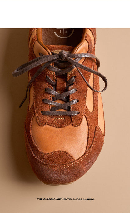Vintage Distressed Washed Thick-Sole Training Sneakers – Breathable Casual Shoes for Men | Japanese vintage | yamalin clothes | Yamalinclothes