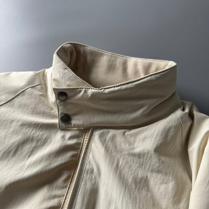 90% Duck Down Harrington Stand-Collar Jacket – Japanese Retro Thickened Unisex