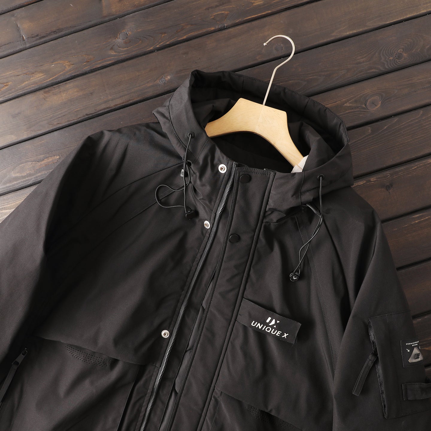 Men's Plus Size Cold-Resistant Hooded Cotton Jacket - Winter Thickened Windproof Warm Export Overstock Workwear Coat