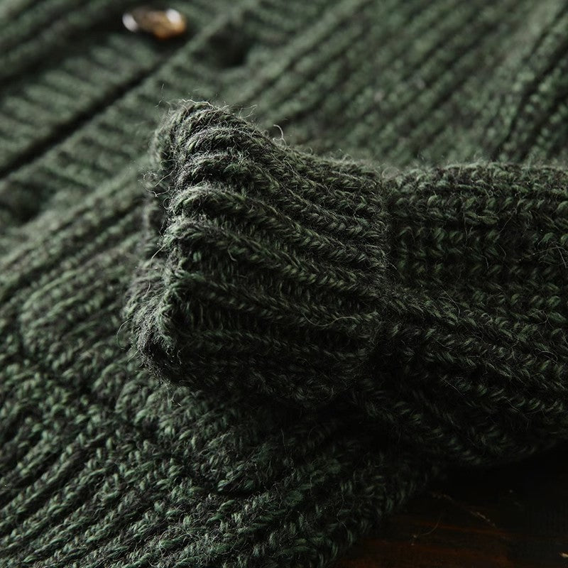 Heavy rare! Italy order men's autumn and winter thick sweater s cardigan clothescoat