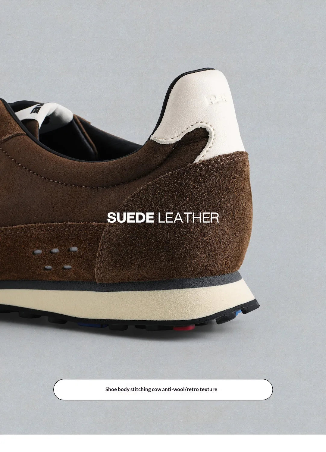 Wind Leap Series-Mudwater Mudwater Muddy Retro Leisure Sports Forrest Forrest Gump Shoes Men's and Women's Brown Spring and Autumn New Style