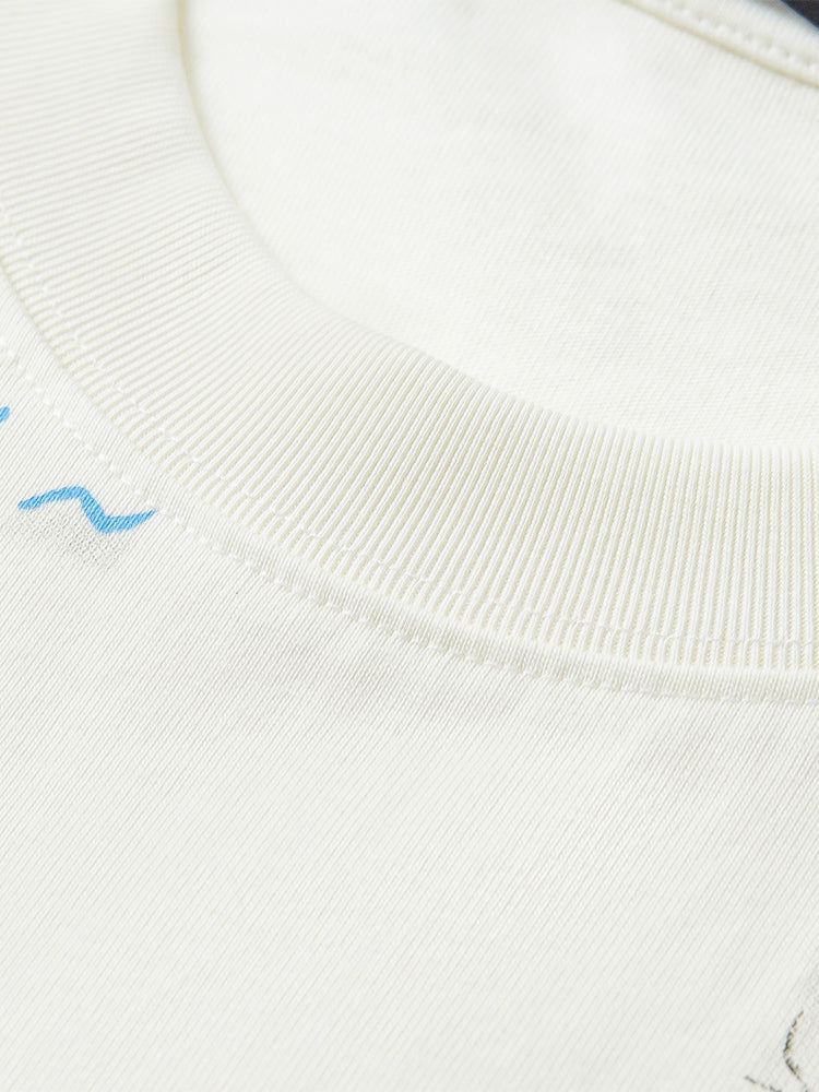 Hand-drawn Puppy Short-sleeve T-shirt Cute Fun Loose Cotton Summer T