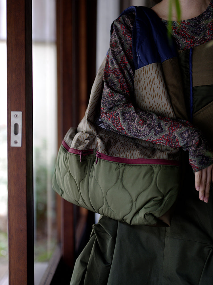 Original 2025 Spring New Retro Patchwork Design Single Shoulder Handbag Large Capacity Commuter Bag