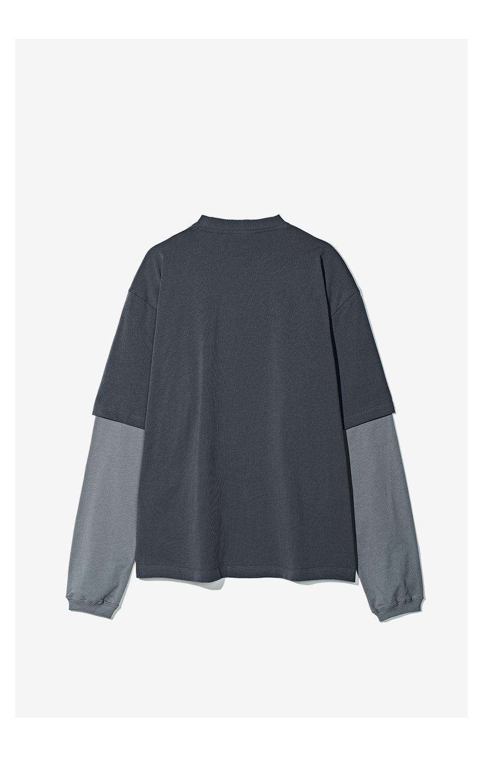 Vintage Two-Piece Look Striped Long Sleeve T-Shirt – Washed Cotton (Men)