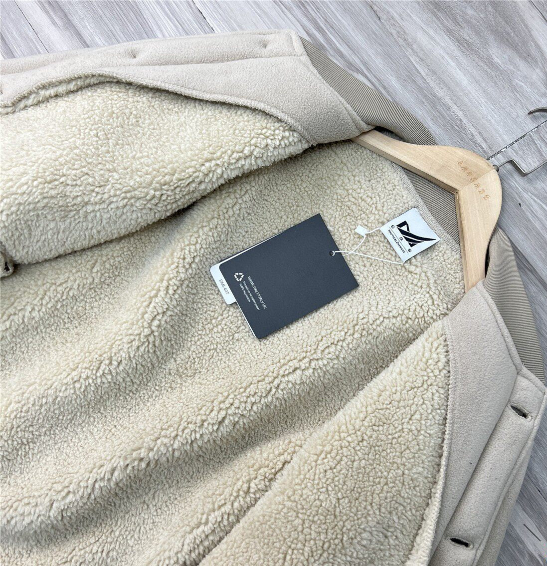 Fleece Lambswool Baseball Collar Jacket – Windproof Loose Unisex – Coats Jackets | japanese streetwear | vintage workwear | unisex | Yamalinclothes