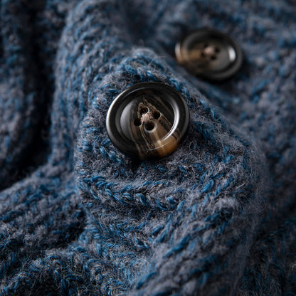 Heavyweight 80% Wool Knit Zip Cardigan Sweater – Japanese Vintage Loose Unisex – Sweater cardigan | japanese streetwear | vintage workwear | unisex | Yamalinclothes