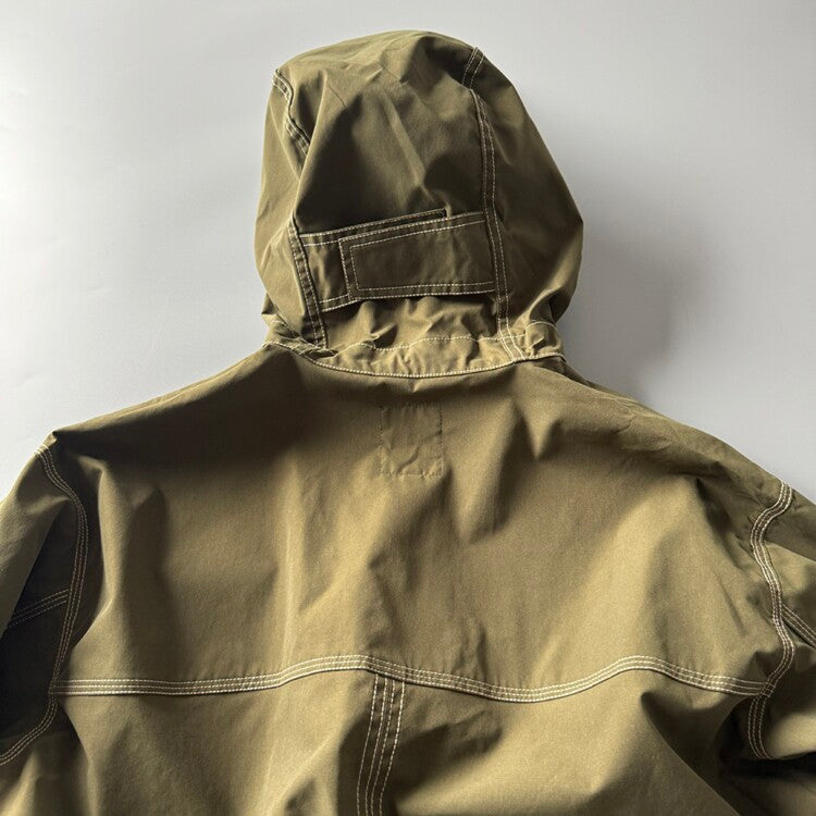 Reflective Hooded Outdoor Jacket – Japanese Functional Workwear Camping Unisex