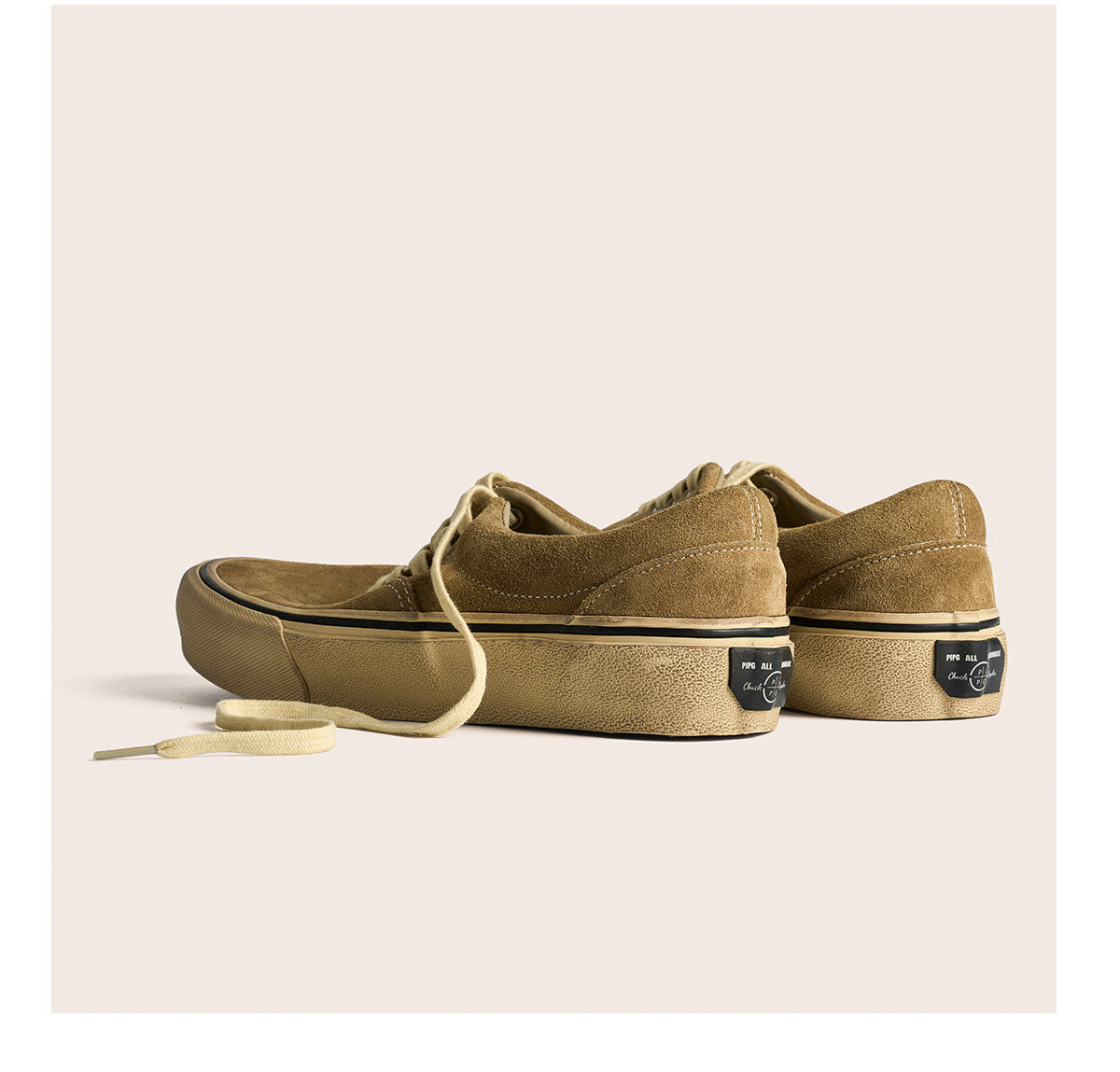 suede low-top canvas shoes Thick-soled vulcanized shoes Retro Japanese trendy men's and women's crestboard shoes 2025
