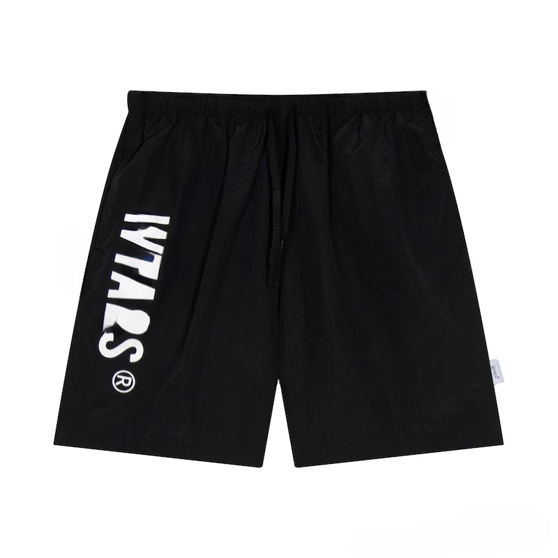 Japanese Outdoor Functional Retro Printed Sports Short Sleeve Quick-Drying Beach Shorts