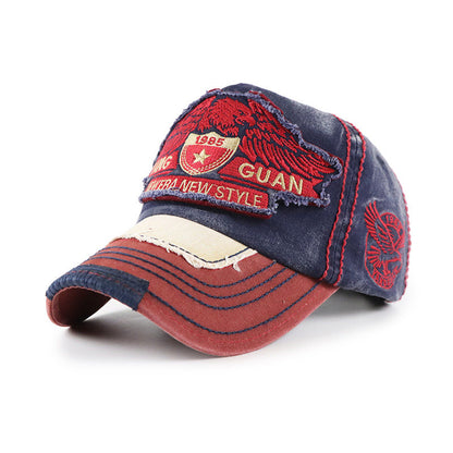 Yangguan Denim Baseball Cap - Pure Cotton Vintage Duckbill Hat (Unisex) – cap | japanese streetwear | vintage workwear | unisex | Yamalinclothes