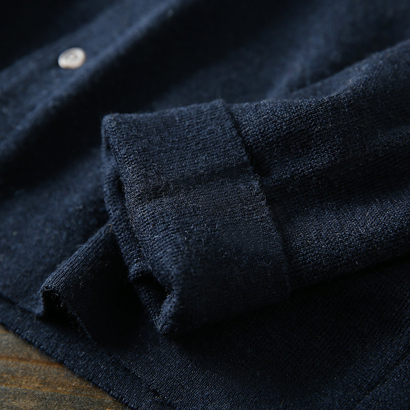 X04 Exclusive goods 100% all wool Italian order autumn and winter new men's casual cardigan knitted sweater coat