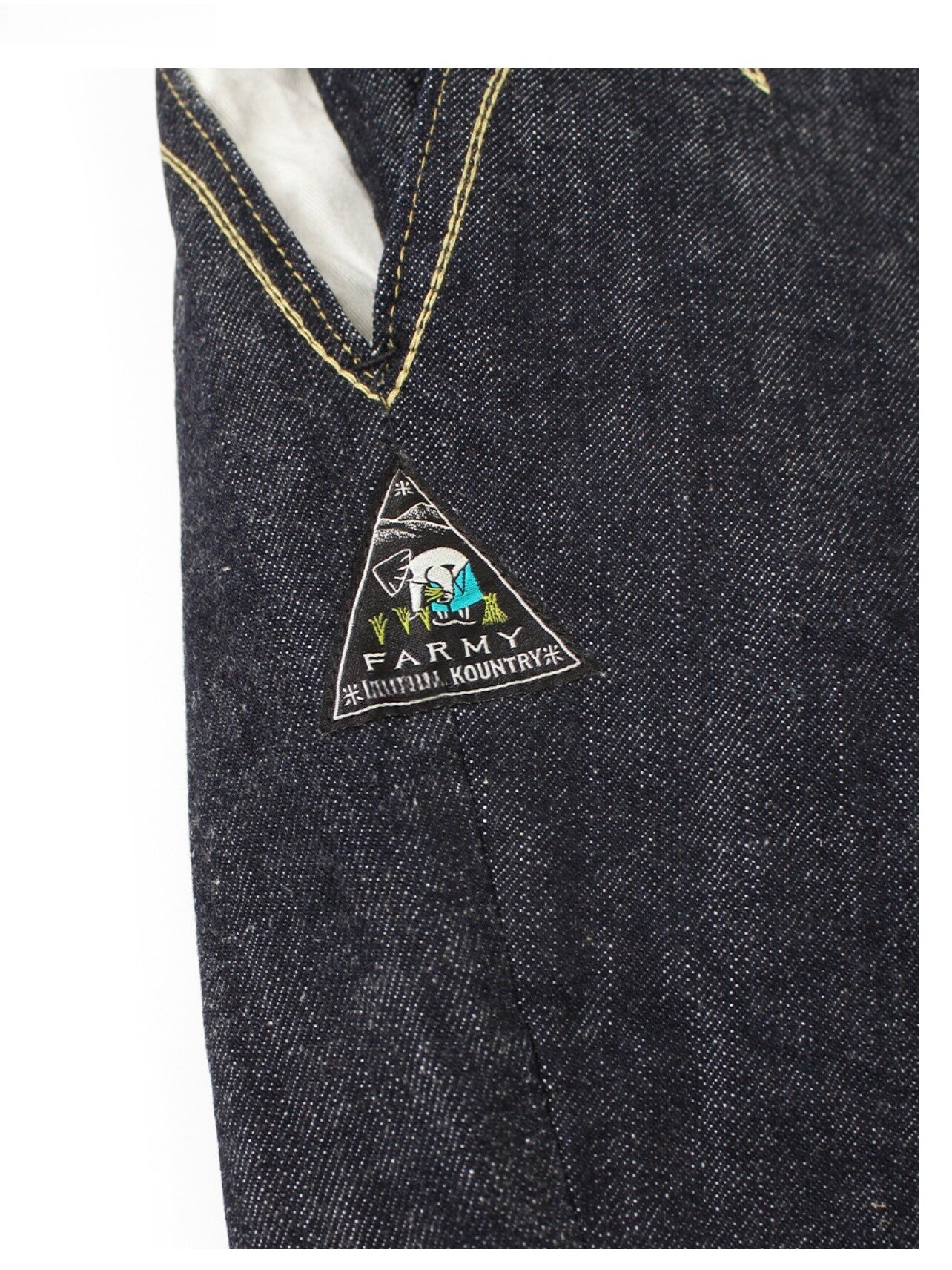 Japanese Denim Indigo Embroidery Four-Pocket Over-the-Knee Shorts - Loose Casual Streetwear for Men