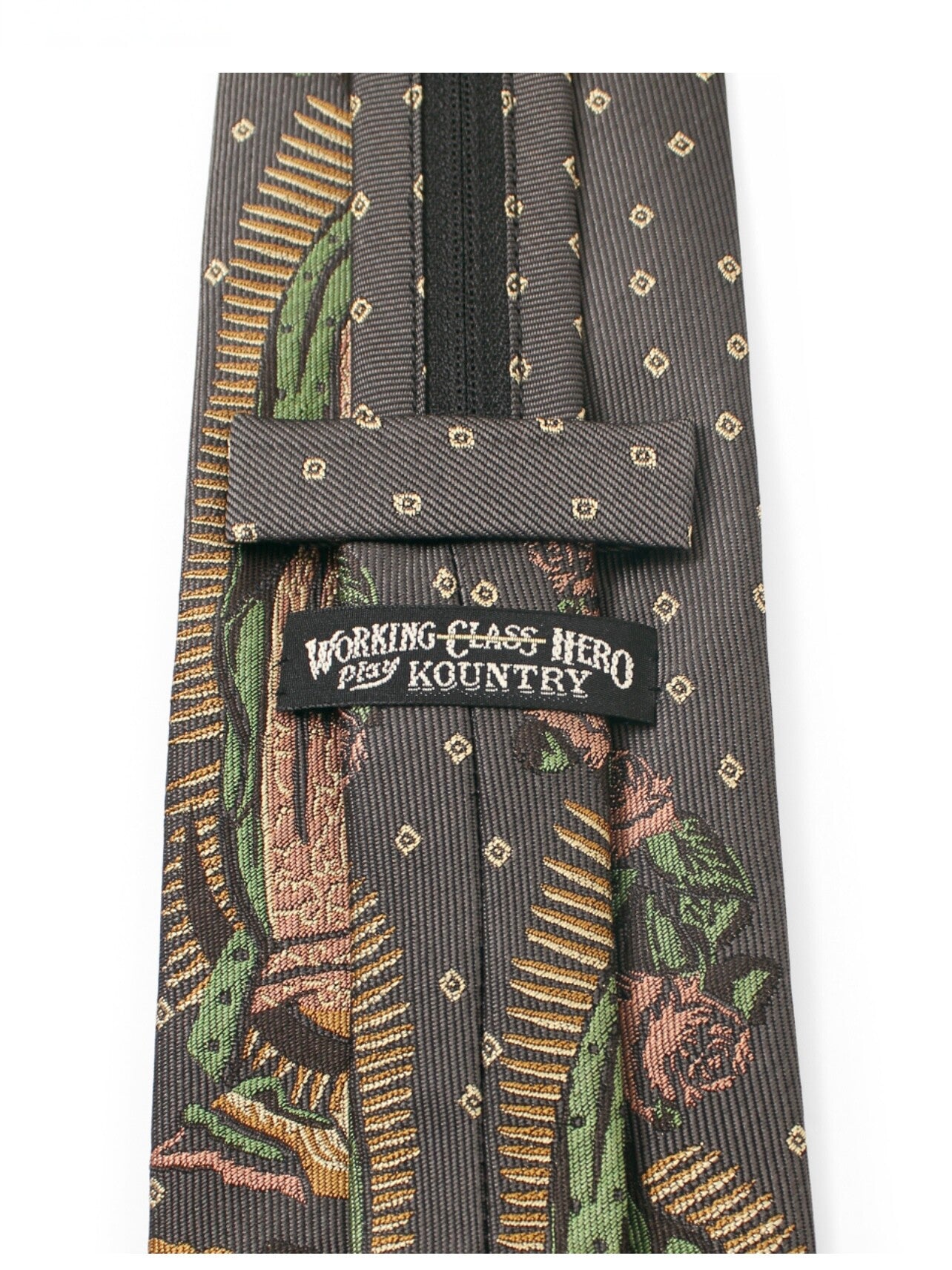 26SS Japanese vintage rose Maria jacquard tie