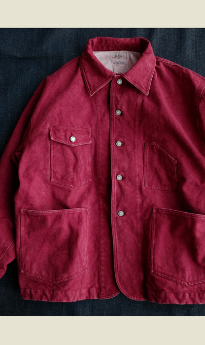 Chore Jacket - Yamalin Classic Heavy Wash French Workwear Cargo Jacket