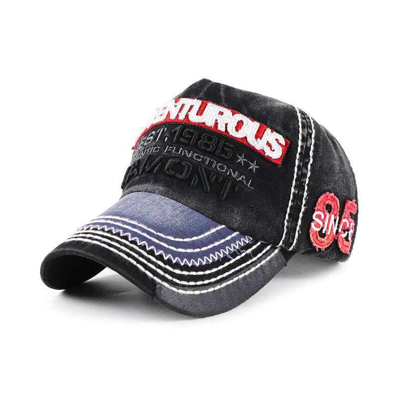 Yangguan Denim Baseball Cap - Pure Cotton Vintage Duckbill Hat (Unisex) – cap | japanese streetwear | vintage workwear | unisex | Yamalinclothes