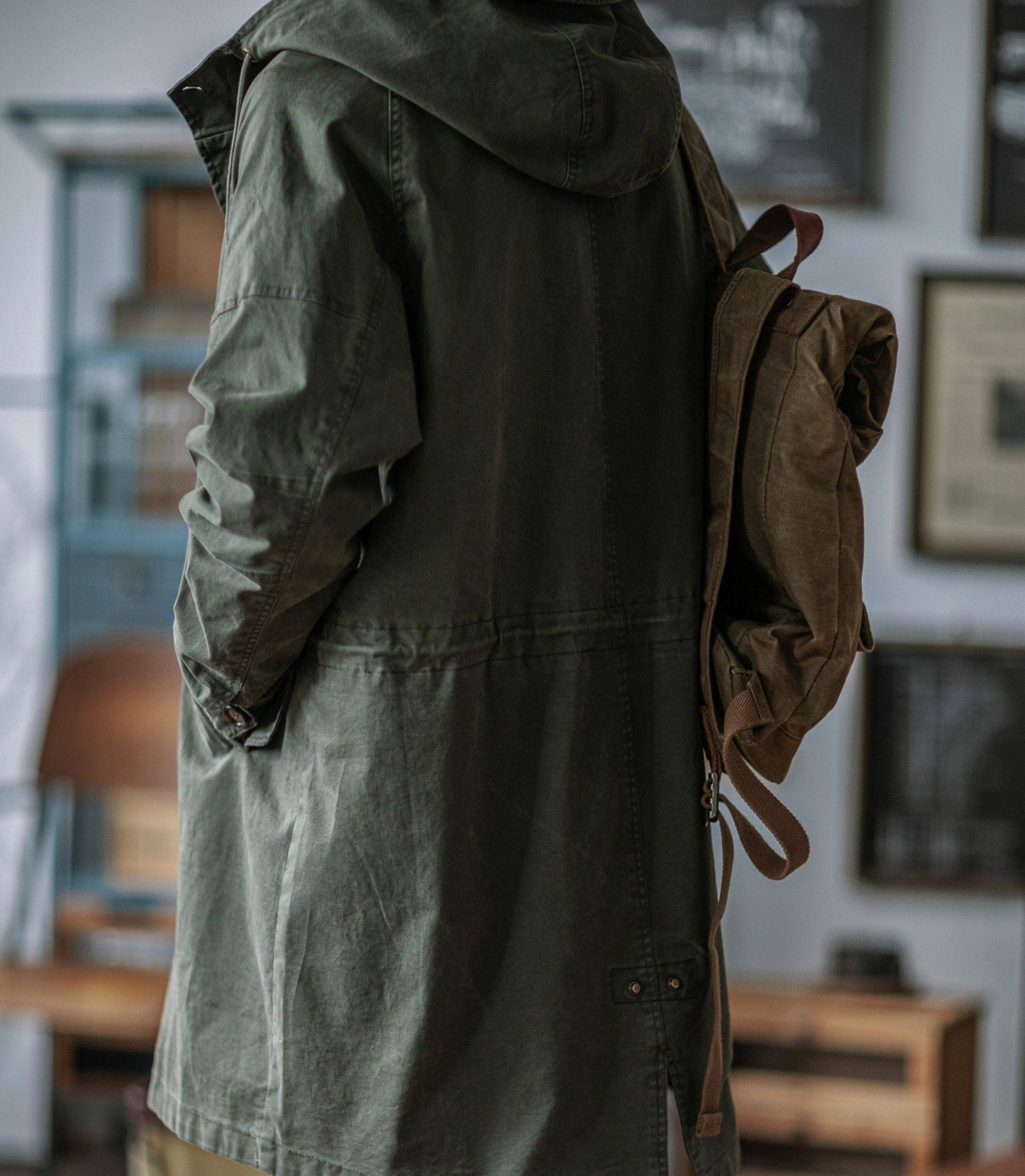 M51 Military Fishtail Parka – American Vintage Mid-Length Trench Coat Men – Japanese vintage | yamalin clothes | Yamalinclothes